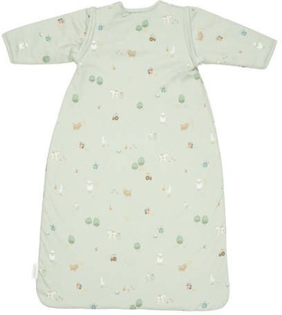 Little Dutch winter slaapzak Little Farm Babyslaapzak Groen All over print 70 cm