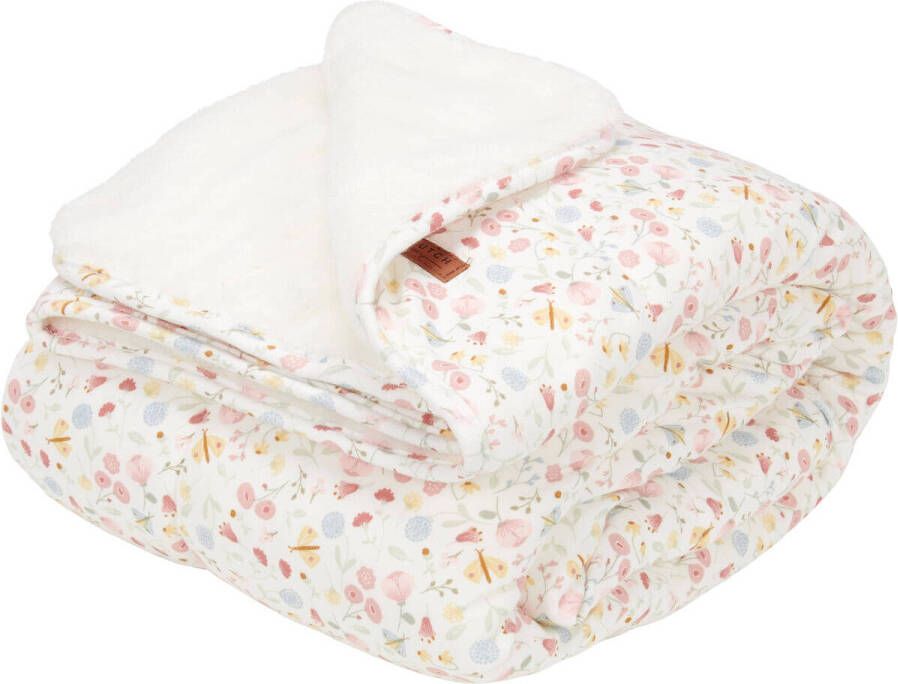 Little Dutch baby wiegdeken Flowers & Butterflies 70x100 cm Babydeken Roze - Foto 1