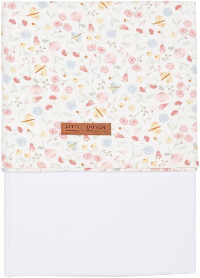 Little Dutch baby wieglaken Flowers & Butterflies 70x100 cm Babylaken Roze