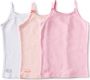 Little Label hemd van biologisch katoen set van 3 roze zalm wit Meisjes Stretchkatoen (duurzaam) Ronde hals 146 152 - Thumbnail 2