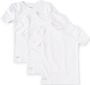 Little Label T-shirt van biologisch katoen set van 3 wit Jongens Stretchkatoen Ronde hals 110 116 - Thumbnail 2