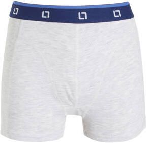 Little Label boxershort van biologisch katoen set van 5 blauw lichtgrijs Jongens Stretchkatoen 134 140 - Foto 4