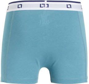 Little Label boxershort van biologisch katoen set van 5 blauw lichtgrijs Jongens Stretchkatoen 134 140 - Foto 5