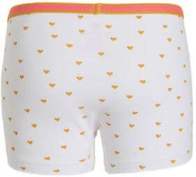 Little Label hipster van biologisch katoen set van 4 roze wit Slip Meisjes Stretchkatoen 122 - Foto 2