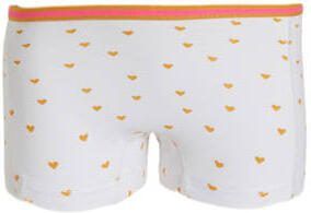 Little Label hipster van biologisch katoen set van 4 roze wit Slip Meisjes Stretchkatoen 122 - Foto 4
