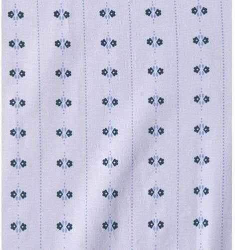 Little Label pyjama met all over print blauw donkerblauw Meisjes Stretchkatoen Reverskraag 110 - Foto 2