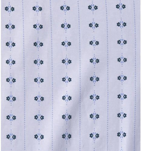 Little Label pyjama met all over print lichtblauw Meisjes Stretchkatoen Ronde hals 110 - Foto 2