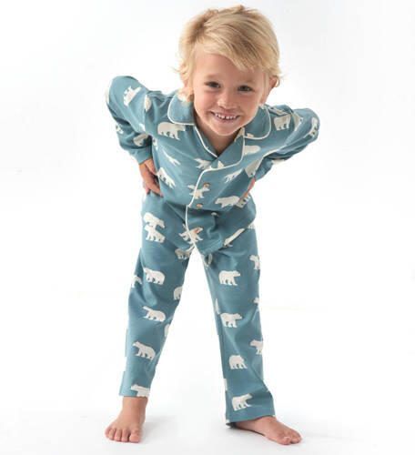 Little Label pyjama met dierenprint van biologisch katoen blauw Jongens Stretchkatoen Klassieke kraag 98 104 - Foto 2