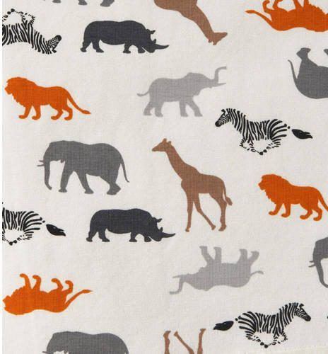 Little Label pyjama met dierenprint van biologisch katoen multi Jongens Stretchkatoen Ronde hals 98 104 - Foto 2