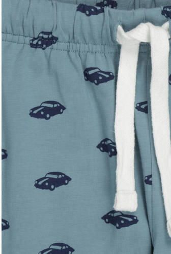 Little Label pyjama met print blauw donkerblauw Jongens Stretchkatoen Ronde hals maat 146-152 - Foto 3