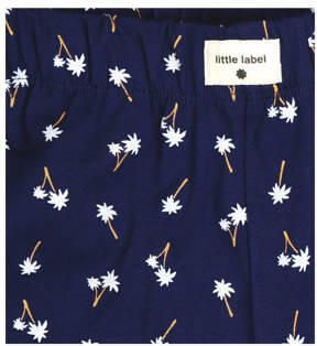 Little Label shortama blauw Jongens Stretchkatoen Ronde hals All over print - Foto 3