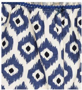 Little Label shortama blauw Meisjes Stretchkatoen Ronde hals All over print - Foto 3