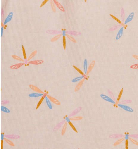 Little Label shortama met all over print roze Meisjes Stretchkatoen Ronde hals 110 116 - Foto 2