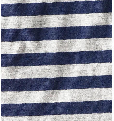 Little Label shortama van biologisch katoen blauw grijs Jongens Stretchkatoen Ronde hals 146 - Foto 5