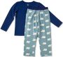 Little Label pyjama met dierenprint van biologisch katoen blauw Jongens Stretchkatoen Ronde hals 110 116 - Thumbnail 3