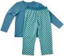 Little Label geruite pyjama van biologisch katoen blauw Jongens Stretchkatoen Ronde hals 122 128 - Thumbnail 2