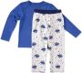 Little Label pyjama met all over print van katoen blauw Jongens Stretchkatoen Ronde hals 110 116 - Thumbnail 2