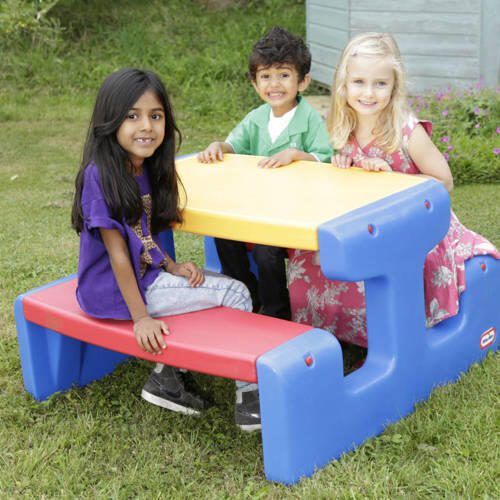 Little Tikes Grote picknicktafel blauw Speeltoestel