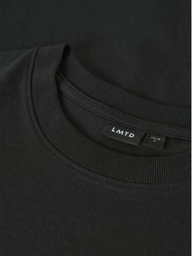 LMTD longsleeve zwart Katoen Ronde hals Effen - Foto 3