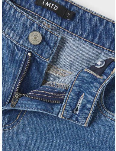 LMTD low waist wide leg jeans NLFTOIZZA medium blue denim Blauw Meisjes Stretchdenim 128 - Foto 3