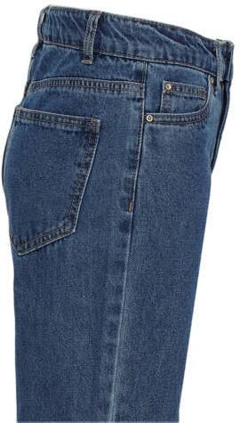 LMTD mom jeans NLFRAVEN stonewashed Blauw Meisjes Stretchdenim 128 - Foto 4