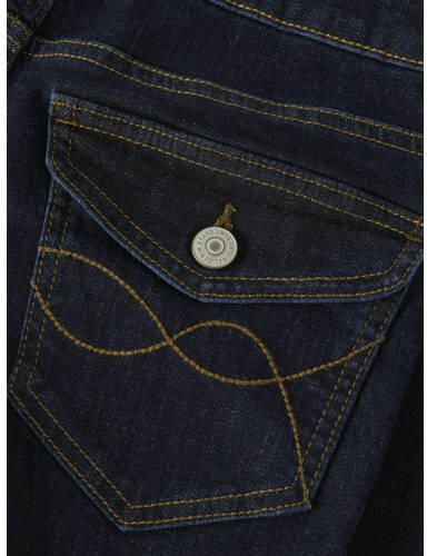 LMTD NLFBLIBLING flared jeans donkerblauw Meisjes Denim Effen - Foto 4