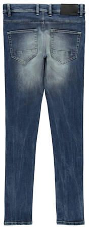 LMTD skinny jeans NLMPILOU stonewashed Blauw Jongens Denim Effen 140 - Foto 3