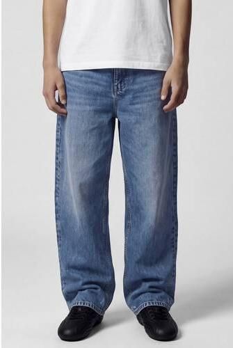 LMTD straight leg jeans medium blue denim Blauw Effen - Foto 3