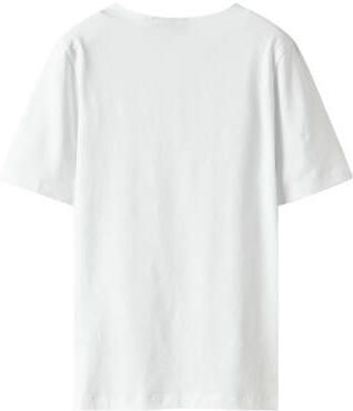 LMTD T-shirt wit Meisjes Stretchkatoen Ronde hals Effen - Foto 3