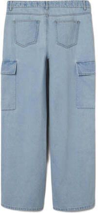 LMTD wide leg jeans NLFTARTIZZA light blue denim Blauw Vintage 152 - Foto 3