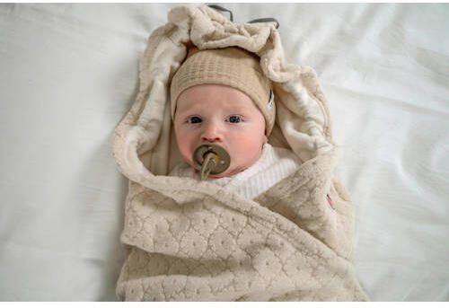 Lodger baby muts Seersucker Beige Katoen Effen 1 - Foto 3