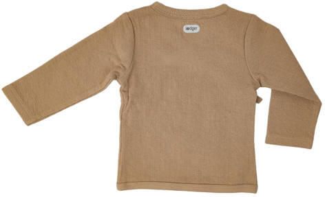 Lodger longsleeve Folklore Solid Beige Katoen Ronde hals 56 - Foto 3