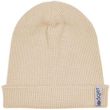 Lodger muts Beanie Ciumbelle offwhite Ecru Katoen Effen maat 6-12 mnd
