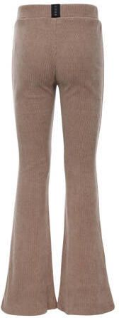 LOOXS 10sixteen corduroy flared broek greige Grijs Effen 170 176 - Foto 3