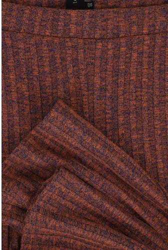 LOOXS 10sixteen gemêleerde flared broek bruin Meisjes Viscose Melée 128 - Foto 2