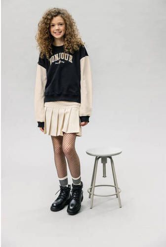 LOOXS 10sixteen gestreepte rok beige Meisjes Polyester Streep 176 - Foto 3