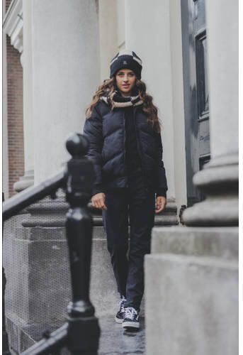 LOOXS 10sixteen gewatteerde winterjas zwart Meisjes Polyester Opstaande kraag 140 - Foto 3