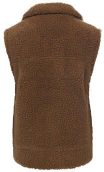 LOOXS 10sixteen gilet bruin Meisjes Teddy Klassieke kraag Effen 116 - Foto 2