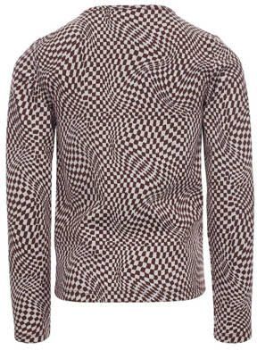 LOOXS 10sixteen longsleeve met all over print en open detail bruin ecru Meisjes Viscose Ronde hals 140 - Foto 4