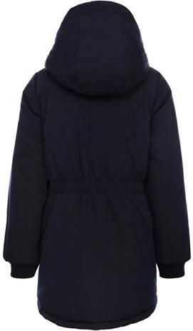 LOOXS 10sixteen reversible gewatteerde winterjas donkerblauw grijs Meisjes Polyester Capuchon 176 - Foto 3