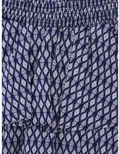 LOOXS 10sixteen strokenrok donkerblauw Meisjes Viscose All over print - Foto 4
