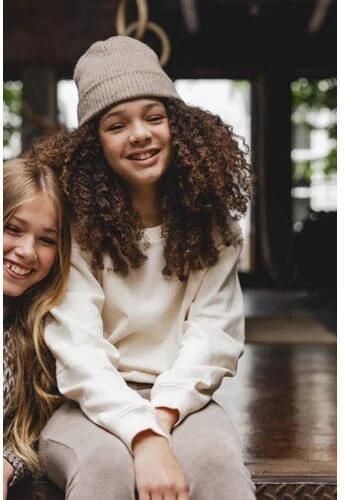 LOOXS 10sixteen sweater met backprint ecru Backprint 128 - Foto 6