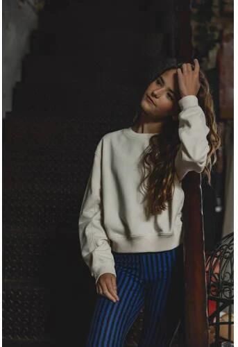 LOOXS 10sixteen sweater met backprint ecru Backprint 128 - Foto 4