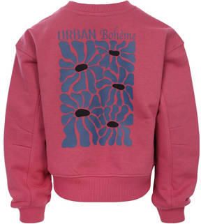 LOOXS 10sixteen sweater met printopdruk roze Printopdruk 128 - Foto 3