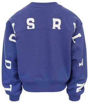 LOOXS 10sixteen sweater met tekst koningsblauw Tekst 128 - Foto 3
