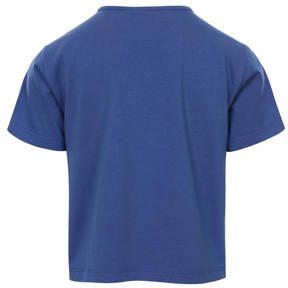 LOOXS 10sixteen T-shirt middenblauw Meisjes Katoen Ronde hals Effen 128