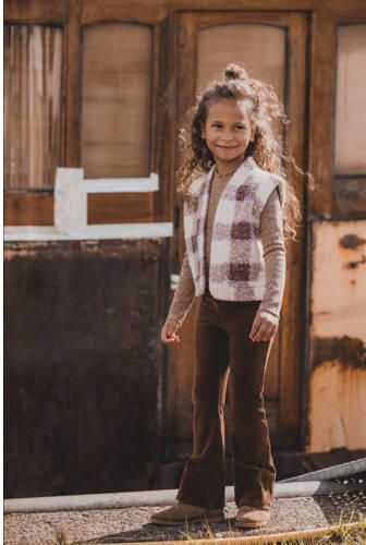 LOOXS little broek bruin Meisjes Katoen Effen 104 - Foto 3