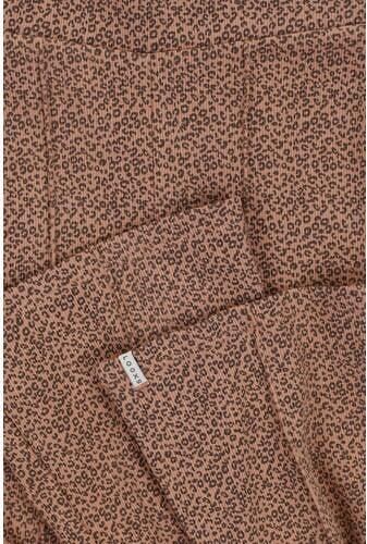 LOOXS little broek met all over print bruin Meisjes Stretchkatoen All over print 116 - Foto 2