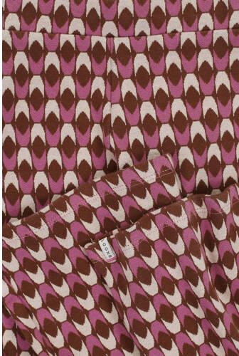 LOOXS little broek met all over print roze Meisjes Stretchkatoen All over print 110