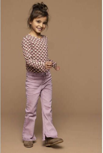 LOOXS little flared jeans lila Paars Meisjes Stretchkatoen Effen 116 - Foto 3